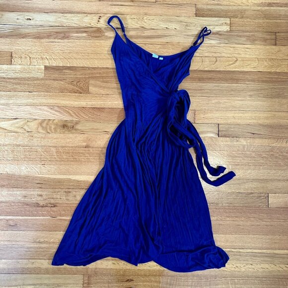 Gap Midi Wrap Dress - Picture 1 of 3